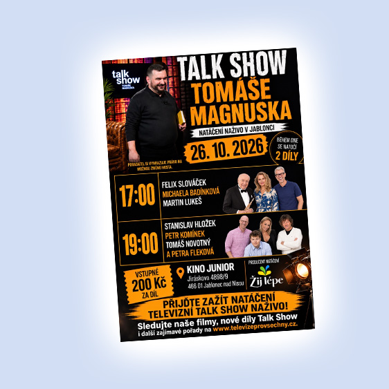 Žij lépe v talk show Tomáše Magnuska